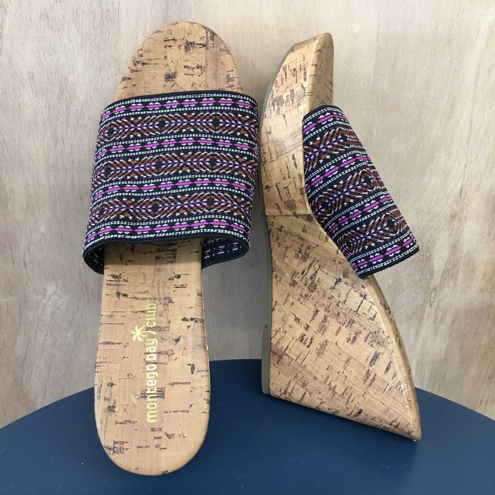 Boho Patterned Wedges